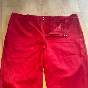 Mango red dress pants, size 12